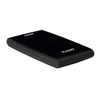 Tooq TQE-2526B - Carcasa para Discos Duros HDD de 2.5", (SATA I/II/III de hasta 12.5 mm de Alto, USB 3.0), plastico ABS de Alta Resistencia, indicador LED, Color Negro, 50 grs.