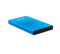 Caja Externa para Discos SSD y HDD 2.5 (Azul) - TOOQ