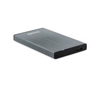 Caja Externa HDD Tooq 2.5" SATA (9,5mm) - USB 3.0/3.1 Gen 1 Gris Metalizado