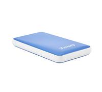 TooQ TQE-2528BL - Carcasa para discos duros HDD de 2.5" (SATA I/II/III hasta 9.5 mm, USB 3.1) color azul