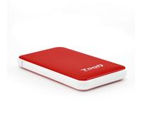 Tooq TQE-2528R Caja Externa USB 3.1 Roja para Disco Duro 2.5" SATAIII
