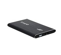 Tooq TQE-2529B - Carcasa para Discos Duros HDD de 2.5", (SATA I/II/III de hasta 7.0 mm de Alto, USB 3.0), Aluminio, indicador LED, Color Negro, 80 grs.