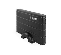 Tooq TQE-3530B - Carcasa para Discos Duros HDD de 3.5", (SATA I/II/III, USB 3.0), Aluminio, indicador LED, Color Negro, 350 grs.