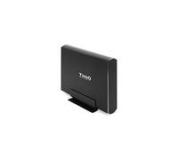 TOOQ TQE-3531B - Carcasa para Discos Duros HDD de 3.5", (SATA I/II/III, USB 3.0), Aluminio, indicador LED, Color Negro
