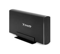 TOOQ TQE-3531B - Carcasa para Discos Duros HDD de 3.5", (SATA I/II/III, USB 3.0), Aluminio, indicador LED, Color Negro