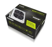 TooQ - TQEP-500SSE unidad de fuente de alimentación 500 W 24-pin ATX ATX Plata