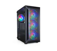 Caja ATX Tooq RAGNAROK Mesh RGB c/ Cristal Templado Negra