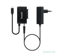 TooQ - TQHDA-02C base de conexión para disco duro USB 3.2 Gen 1 (3.1 Gen 1) Type-C Negro