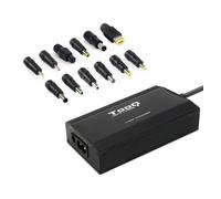 TooQ Cargador portátil universal TQLC-100BS01M 100W 1xUSB 12 adaptadores 12-24V LED Manual Negro