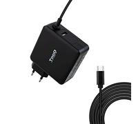 TOOQ TQLC-USBC90PD - Cargador de Portátil con 2 Puertos, 1 Puerto USB-C y un Puerto PD3.0, 90W totales, para Ordenadores portátiles, Tablets y teléfonos móviles, Color Negro