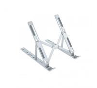 TooQ - Soporte Elevador para Portátiles, Tablets, Móviles y Libros, Plata