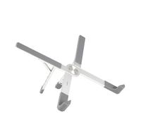 TOOQ TQLRS0036-AL - Soporte Elevador Plegable de Aluminio para portátiles, Plata
