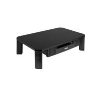 TOOQ TQMMPD02 - Soporte Elevador Multiusos con Cajón para Monitor/Portátil, Negro