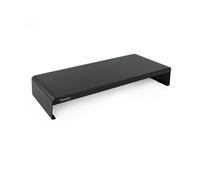 TooQ - Soporte elevador metálico para monitor y portátil - TQMR0121 - hasta 20 kg - Negro