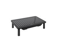 TOOQ TQMR087 - Soporte Elevador Multiusos con Cajón para Monitor/Portátil, Negro, MAX.20Kg
