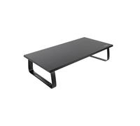 TooQ Soporte elevador de madera para monitores Negro