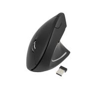 TOOQ TQMWG-1104-B - Ratón Inalámbrico Ergonómico Vertical 3200 dpi, 6 Botones, Negro