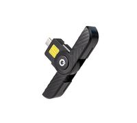 Lector de DNI y Tarjetas TooQ TQR-3011B/ USB Tipo-C/ Negro