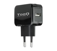Cargador de pared tooq usb - 12w - negro