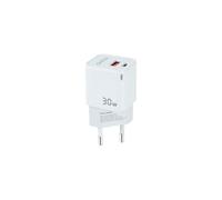 TOOQ cargador de pared GaN USB-C y USB-A 30 W