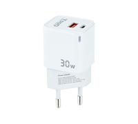 Tooq TQWC-GANQCPD30WT GaN PD (30W) - Cargador de pared