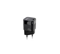 TOOQ TQWC-PD20 - Cargador de Pared de Puerto USB-C con PD de 20W, Compatible con Huawei, Xiaomi y Más, Color Negro