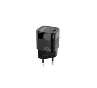 TOOQ TQWC-PD20 - Cargador de Pared de Puerto USB-C con PD de 20W, Compatible con Huawei, Xiaomi y Más, Color Negro