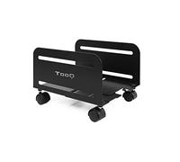 Soporte para Caja PC 10Kg con Ruedas (Negro) - TooQ