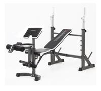 Toorx Banco Para Barra Wbx-90 Plegable Con Extensión De Piernas Y Curl De Brazos