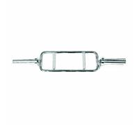 Toorx Barra Olímpica De Tríceps Cromada De 86 Cm Con Casquillos Y Soportes Para
