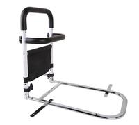 TOOSOAR Barandilla Cama Adulto, Asidero Cama con Altura Ajustable 3 Niveles (2cm/Nivel) - Soporte Anticaídas, Ayuda para Levantarse de la Cama, Adaptable a Todo Grosor de Colchón