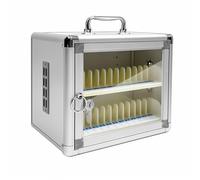 TOOSOAR Handy Aufbewahrungsschrank,mit Nummerierung und Schloss,für Prüfungen Klassenzimmer in Büroschulen(24 Slots)