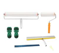 TOOSOAR Kit de Herramientas de Autonivelación de Cemento,con Puntas de Pisos,para Trabajos de Cemento Autonivelantes en el Hogar o en La Industria