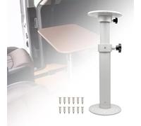 TOOSOAR Patas de Mesa para Autocaravanas,Altura Regulable 46-70 cm,Pata de Mesa RV Desmontable para Autocaravana,Barco,Yate,Camper,Blanco