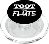 Toot That Flute Fun Musician Gift Wind Instruments PopSockets PopGrip para MagSafe