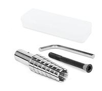 Tooteeru Accesorios de mandril de anillo de acero inoxidable expandible con llave hexagonal, herramienta moldeadora de anillos resistente para torneado de anillos y fabricación de anillos 7.5-10.5