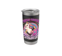 Tooter público es más que un pedo es arte botín Vaso térmico de acero inoxidable de doble pared
