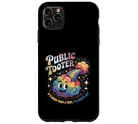 Tooter Público Es Más Que Un Pedo Es Booty Art Meme Adulto Carcasa para iPhone 11 Pro MAX