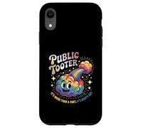 Tooter Público Es Más Que Un Pedo Es Booty Art Meme Adulto Carcasa para iPhone XR