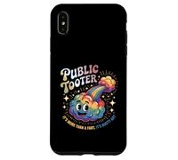 Tooter Público Es Más Que Un Pedo Es Booty Art Meme Adulto Carcasa para iPhone XS MAX