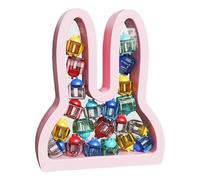 Tooth Box - Bunny Shaped Storage Case | Labeled Kids Tooth Keepsake Box | Teeth Memory Growth Record | Home School Birthday Commemorative Collection For