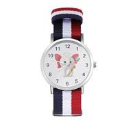 Tooth Fairy - Reloj deportivo para hombre y mujer, correa de nailon, reloj analógico de cuarzo
