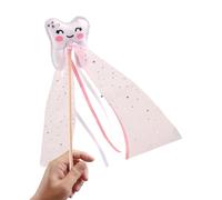 Tooth Fairy Wand, Soft Non Woven Performance Prop, Fairy Wand for Children's Plays And Costumes, Perfect For Birthday, School, Nursery, Cosplay, Theater, Kids, Boys, Girls, Teens, Party Use