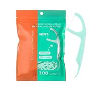 Tooth Floss Mint-Flavor - Ultra-Fine High-Tension Picks