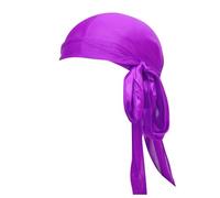 Tooth Hombre Opciones Multicolores de Durag | Rags de Seda para Hombres y Mujeres Trenzas y locomotoras. De Hombre Senderismo (Purple, One Size)