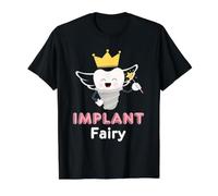 Tooth Implant Fairy Dental Implants Tooth Replacement Camiseta gráfica económica, Hombre, Negro, XL