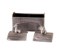Tooth Keepsake Box - 6,2 x 3,5 x 4,7 cm Adorable Animal Design Teeth Keepsake Box Zinc Alloy - Luxurious Elegant Memory Tin For Children Toddler Girls Baby Kid Birthday Shower
