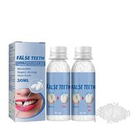 Tooth Repair Kit,Thermal Beads Temporary Teeth Replacement Kit,Fake Teeth Replacement Kits,Dental Repair Kits for Restoration of Missing & Broken Teeth (2 Pcs)