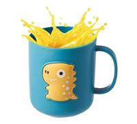 Toothbrush Holders,400ml Dinosaur Unbreakable Tumbler - Portable Drinking Cup | For Kids Children Training Milk Juice Home Kitchen Bathroom