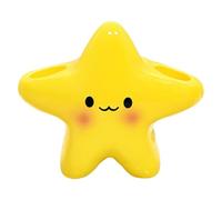Toothbrush Holders - Cute Star Cartoon Design, Non Slip Bathroom Organizer, Fun Counter Decor for Electric Toothbrushes, Toothpaste, Shavers Home, Apartment, Dorm, and Shower Room